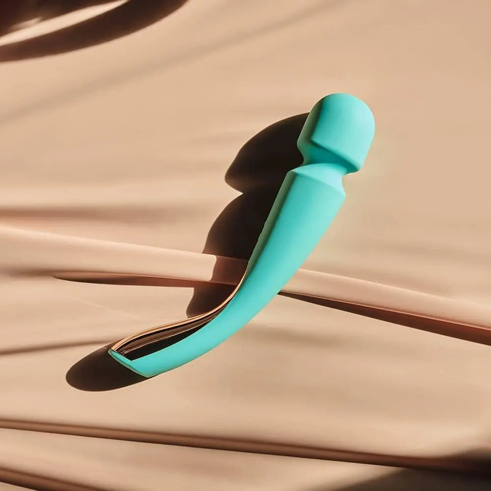 LELO Smart Wand 2 Large Aqua Waterproof Wand Vibrator  Wand Vibrator