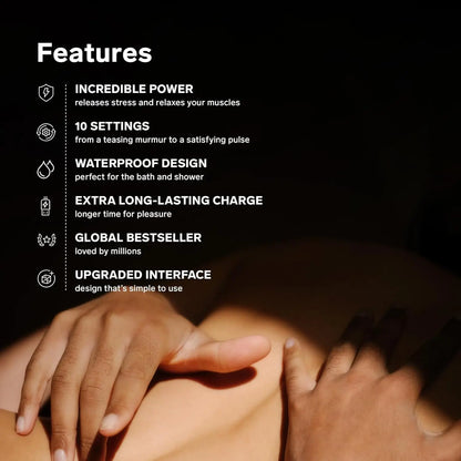 LELO Smart Wand 2 Large Aqua Waterproof Wand Vibrator  Wand Vibrator