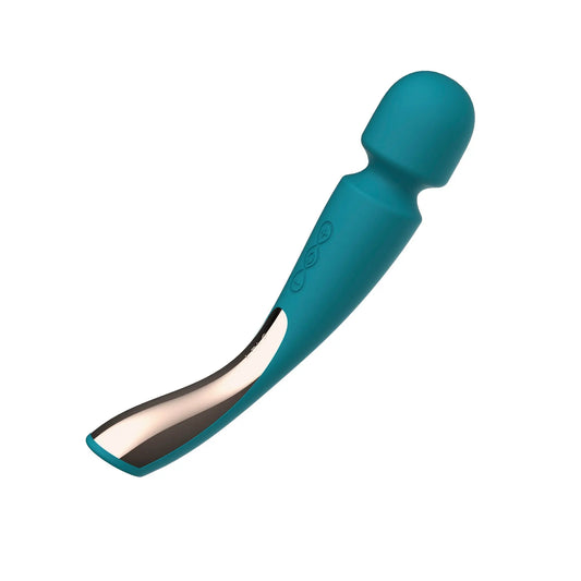 LELO Wand Vibrator Smart Wand 2 Medium Ocean Blue  Wand Vibrator