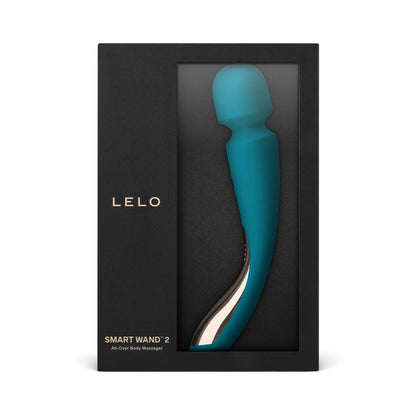 LELO Wand Vibrator Smart Wand 2 Medium Ocean Blue  Wand Vibrator