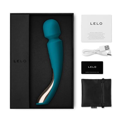 LELO Wand Vibrator Smart Wand 2 Medium Ocean Blue  Wand Vibrator
