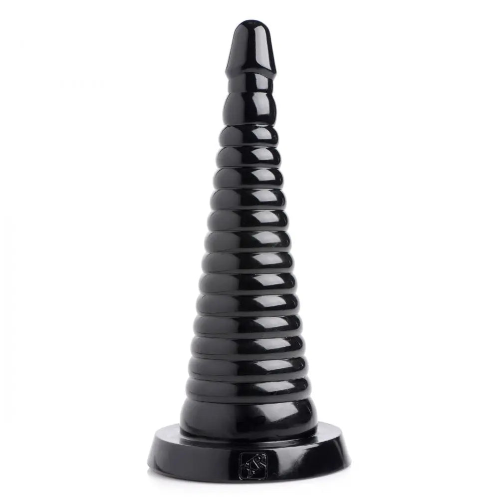Large Anal Sex Toy - Giant Ribbed Huge Anal Cone  Huge Dildos