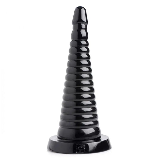 Large Anal Sex Toy - Giant Ribbed Huge Anal Cone  Huge Dildos