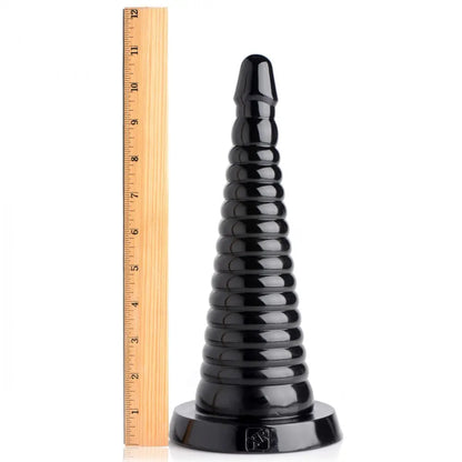 Large Anal Sex Toy - Giant Ribbed Huge Anal Cone  Huge Dildos