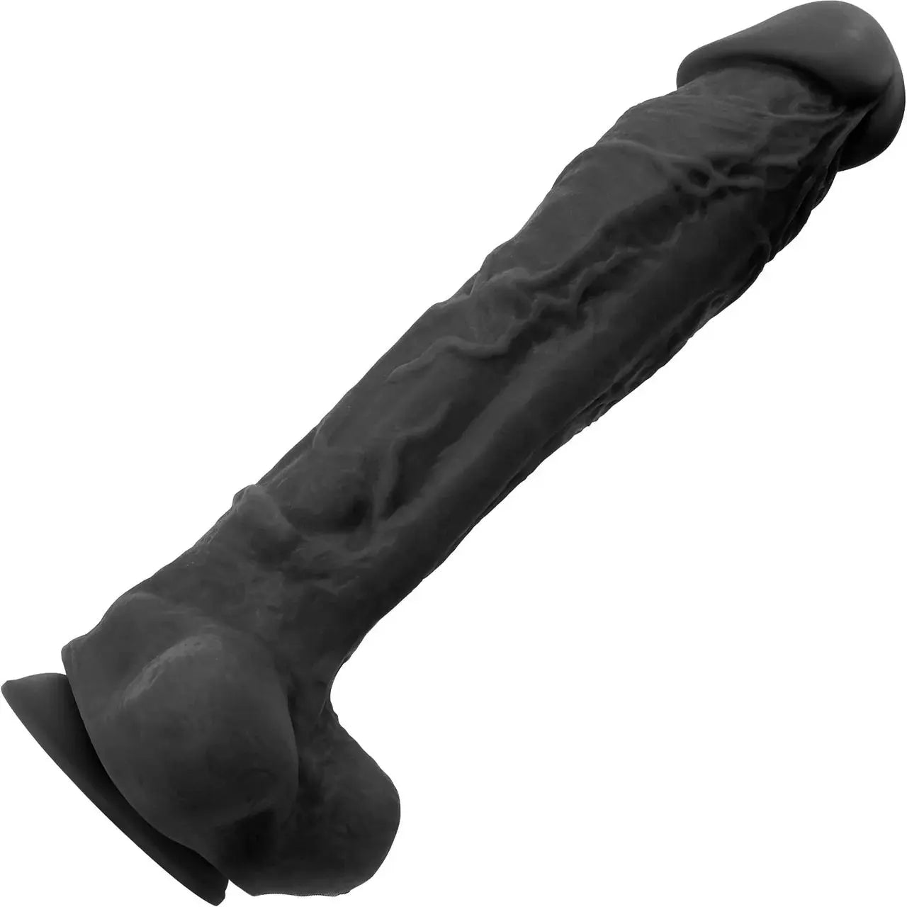 Large Body Safe Silicone Dildo Sex Toy 10 Inch Black Suction Cup Dildo  Huge Dildos