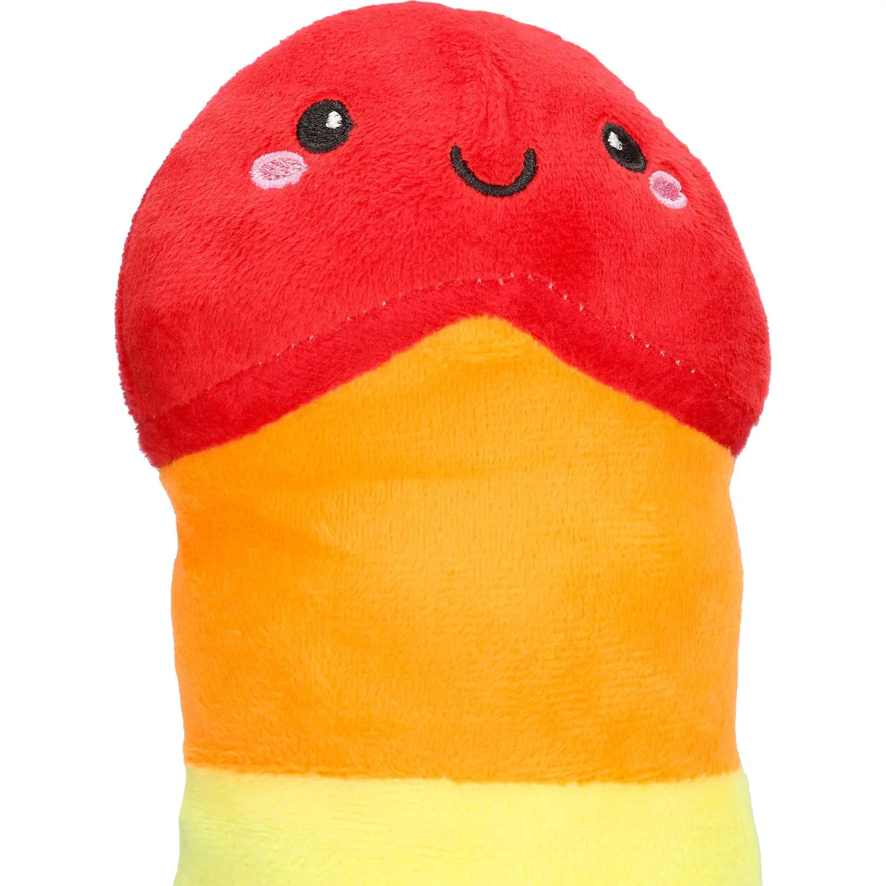 Large Rainbow Stuffed Penis - XL Plush Penis Stuffy 39 inches  Novelties - Gag Gifts