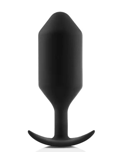 Large Weighted Butt Plug Anal Plug Sex Toy SNUG PLUG 7 | BLACK  Anal