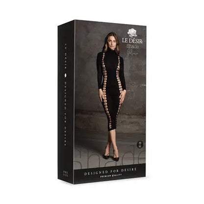 Le Desir Shade Carme XI Dress with Turtleneck Black O/S  Lingerie - Dresses