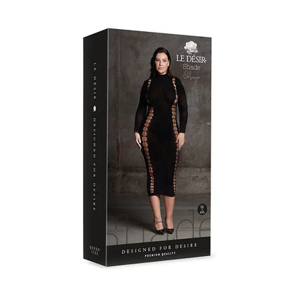 Le Desir Shade Carme XI Dress with Turtleneck Black Queen Size  Lingerie - Dresses