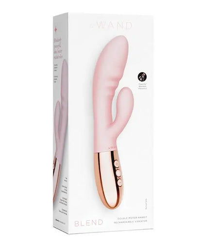 Le Wand BLEND Double Motor Rabbit Rechargeable Vibrator - Rose Gold  Rabbit Vibrators