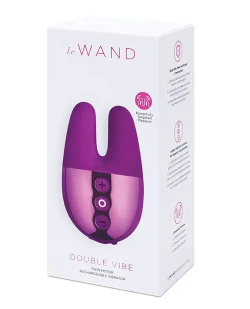 Le Wand Double Vibe Bullet Vibrator - Cherry  Bullet Vibrators