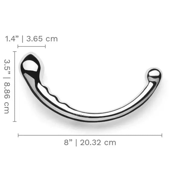 Le Wand Hoop Metal Anal Dildo Curved Prostate Sex Toy  Anal