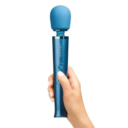 Le Wand Petite Wand Vibrator Rechargeable Massager - Blue  Wand Vibrator