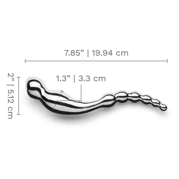 Le Wand Swerve Stainless Steel Prostate Massager Metal Prostate Sex Toy  Anal