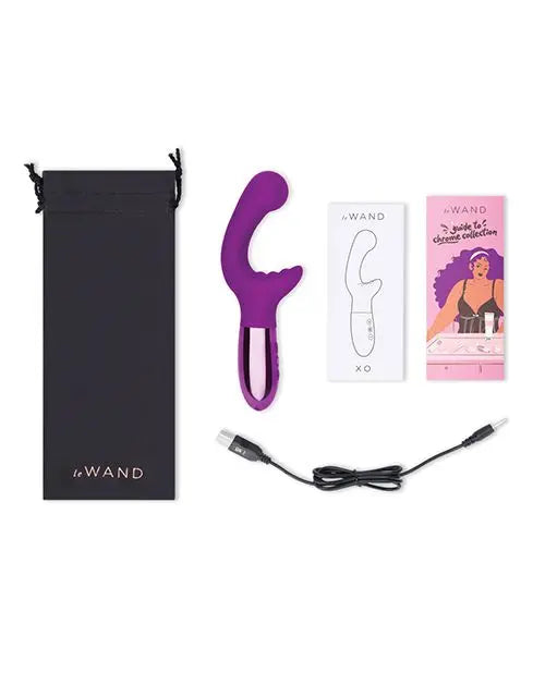 Le Wand XO Double Motor Wave Rechargeable Rabbit Vibrator - Cherry  Rabbit Vibrators