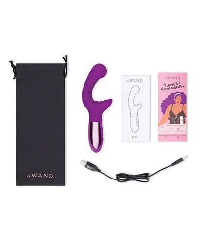 Le Wand XO Double Motor Wave Rechargeable Rabbit Vibrator - Cherry  Rabbit Vibrators