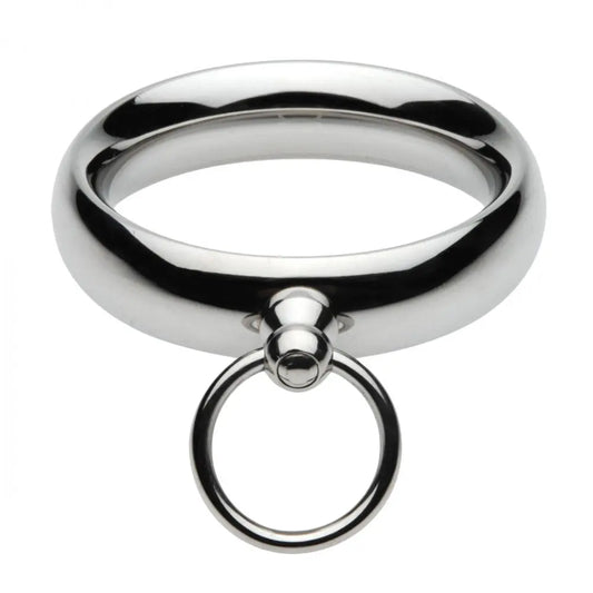Lead Me Stainless Steel Cock Ring- 1.75 Inch  Cock Rings