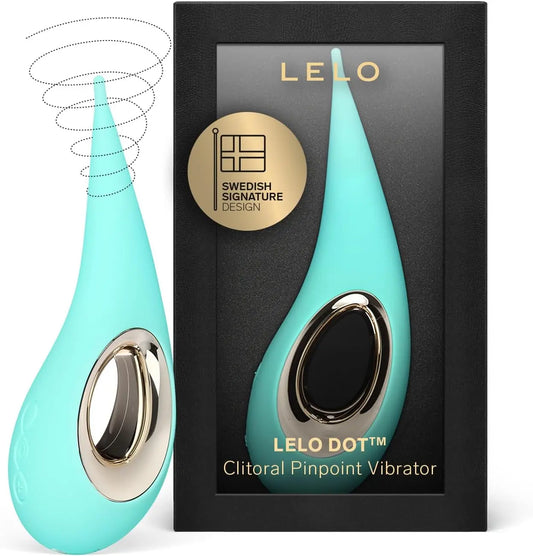 Lelo Dot Clitoral Pinpoint Vibrator Sex Toy for Women - Aqua  Clitoral Stimulators