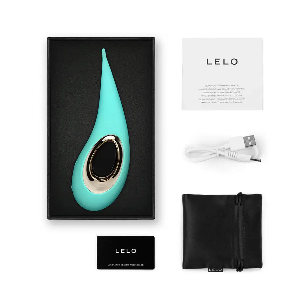 Lelo Dot Clitoral Pinpoint Vibrator Sex Toy for Women - Aqua  Clitoral Stimulators
