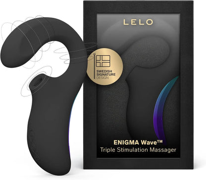 Lelo ENIGMA Wave Dual-Stimulation Vibrator Sex Toy for Women Black  G-Spot Vibrator