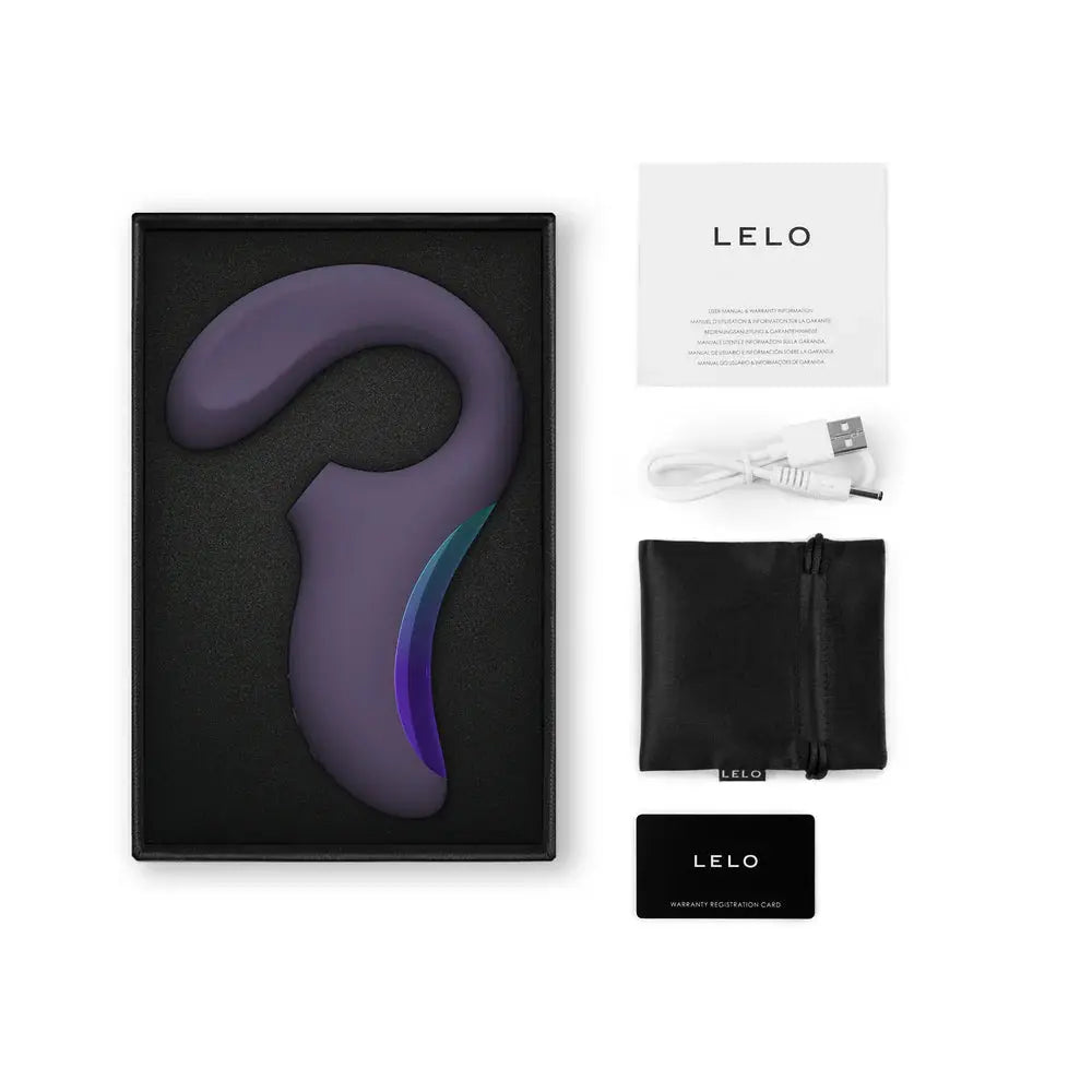 Lelo ENIGMA Wave Dual-Stimulation Vibrator Sex Toy for Women Cyber Purple  G-Spot Vibrator