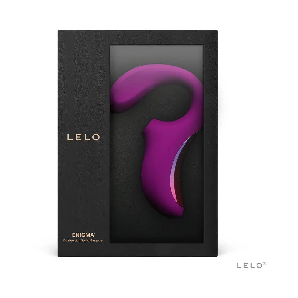 Lelo Enigma Deep Rose G-Spot Vibrator Dual Action Suction Sex Toy  G-Spot Vibrator