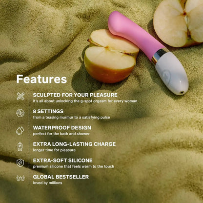 Lelo Gigi 2 G-Spot Vibrator Sex Toy - Pink  G-Spot Vibrator