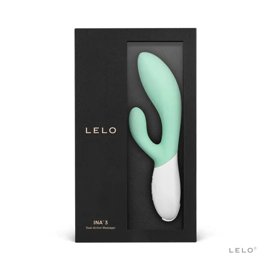 Lelo Ina 3 Luxury Rabbit Vibrator Sex Toy - Seaweed Green  Rabbit Vibrators