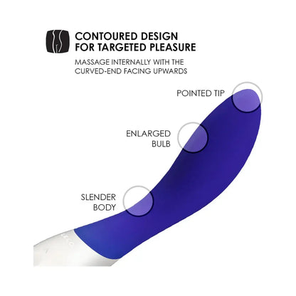 Lelo Mona Wave G-Spot Vibrator Sex Toy for Women - Blue  G-Spot Vibrator
