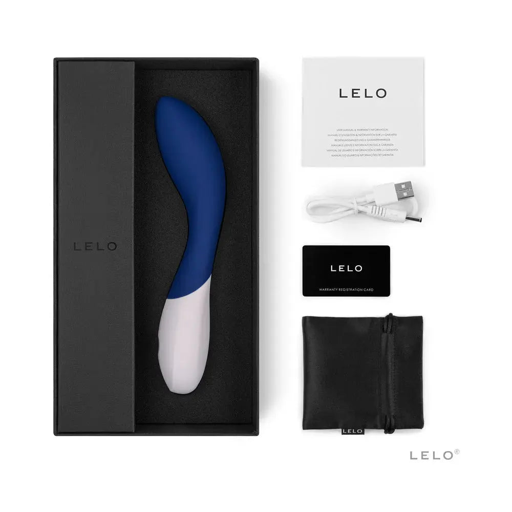 Lelo Mona Wave G-Spot Vibrator Sex Toy for Women - Blue  G-Spot Vibrator
