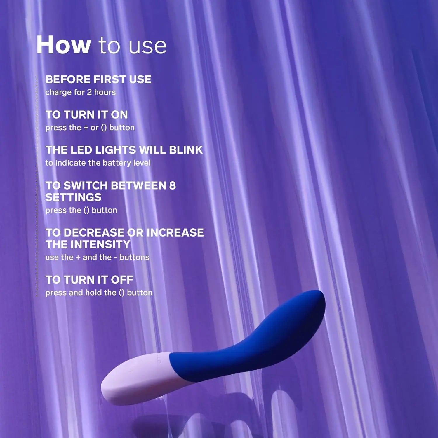 Lelo Mona Wave G-Spot Vibrator Sex Toy for Women - Blue  G-Spot Vibrator