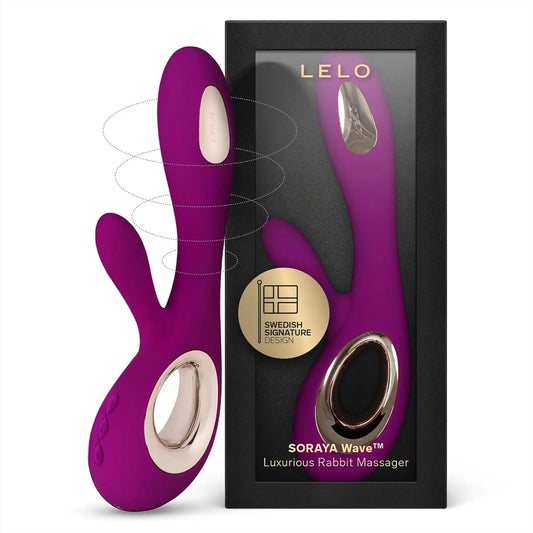 Lelo Soraya Wave Rabbit Sex Toy Deep Rose  Vibrators