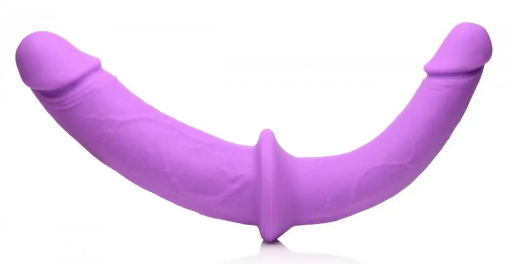 Lesbian Sex Toy Silicone Double Dildo with Harness  Strap-Ons and Harnesses