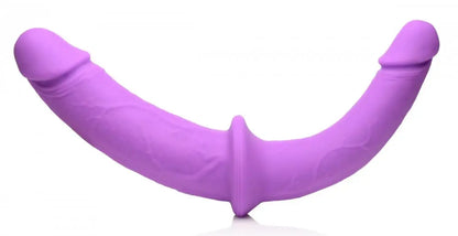 Lesbian Sex Toy Silicone Double Dildo with Harness  Strap-Ons and Harnesses