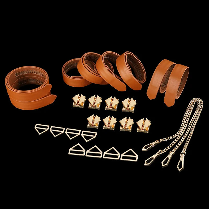 Locking 8-Piece Bondage Kit - Luxurious BDSM Restraint Set  Bondage Kits