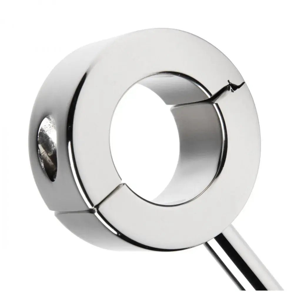 Locking Mounted CBT Scrotum Cuff with Bar Cock and Ball Torture  Cock and Ball Torture