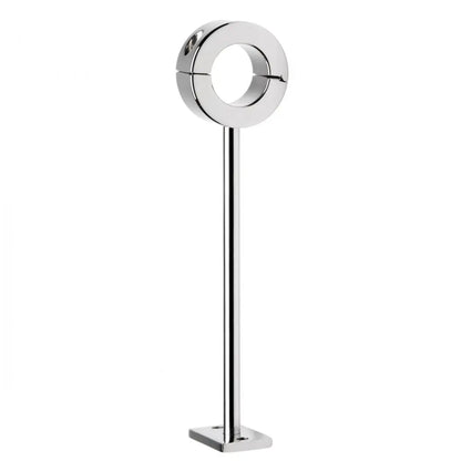 Locking Mounted CBT Scrotum Cuff with Bar Cock and Ball Torture  Cock and Ball Torture