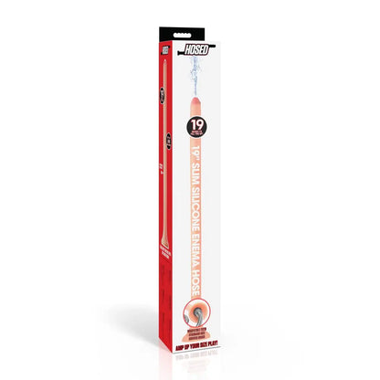 Long Anal Toy Slim Silicone Enema Hose