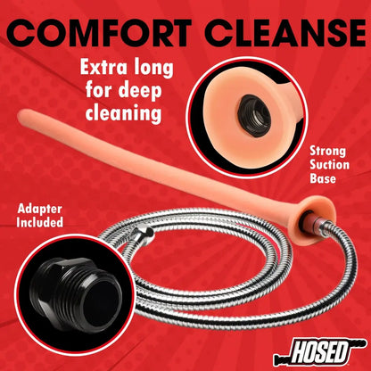 Long Anal Toy Slim Silicone Enema Hose