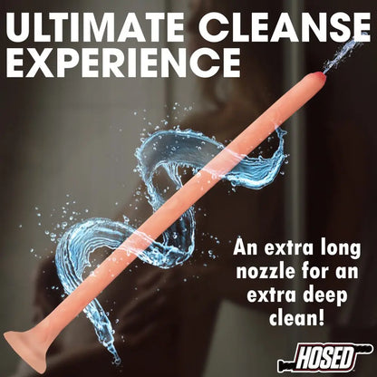 Long Anal Toy Slim Silicone Enema Hose  Deep Anal Toy