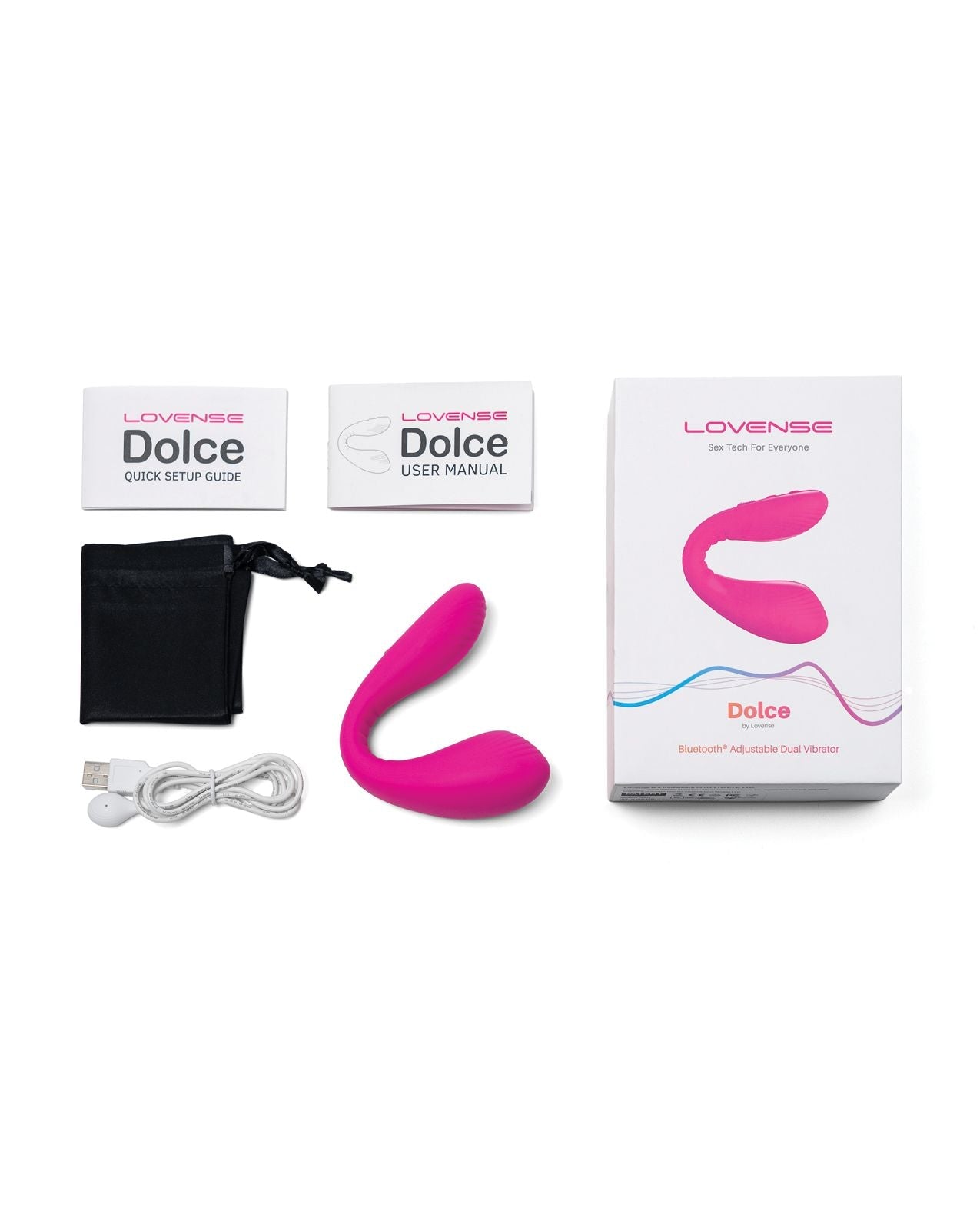 Lovense Dolce (previously Quake) Adjustable Dual Stimulator Vibrator Couples Vibrator Sex Toy for Couples (Copy)  Vibrator
