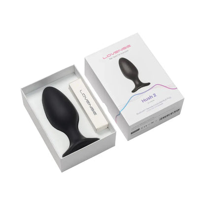 Lovense Hush 2 Remote-Controlled Anal Plug Vibrating L 2.25 inch  Vibrating Anal Sex Toy