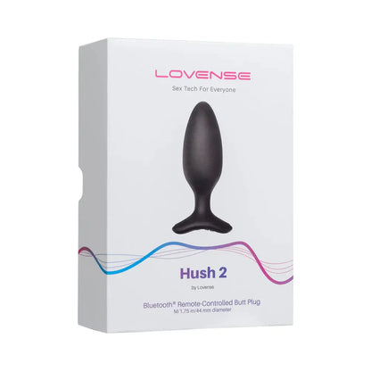 Lovense Hush 2 Remote-Controlled Anal Plug Vibrating M 1.75 inch  Vibrating Anal Sex Toy