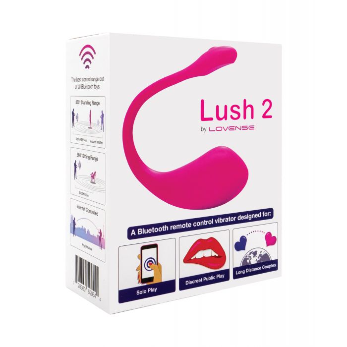 Lovense Lush 2.0 Sound Activated Vibrator Couples Vibrator Sex Toy for Couples  Vibrator