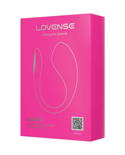 Lovense Lush 4 Bluetooth Remote-Controlled Egg Vibrator Sex Toy for Couples  G-Spot Vibrator