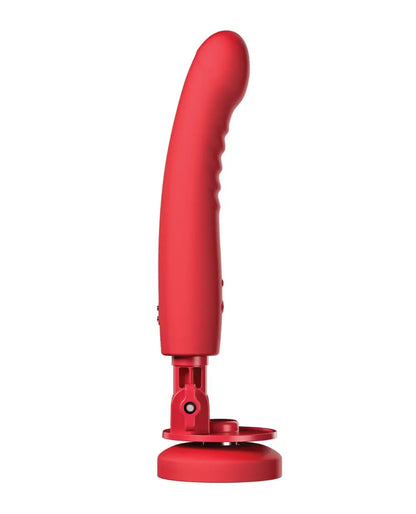 Lovense Mission 2 Bluetooth Suction Cup Dildo Sex Toy Touch-Sensitive Tech - Red  Suction Cup Dildos
