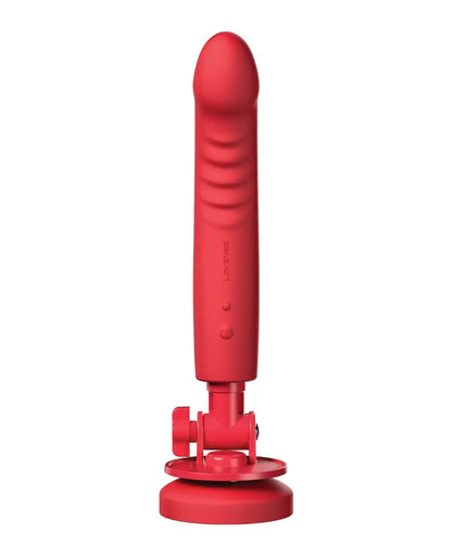 Lovense Mission 2 Bluetooth Suction Cup Dildo Sex Toy Touch-Sensitive Tech - Red  Suction Cup Dildos