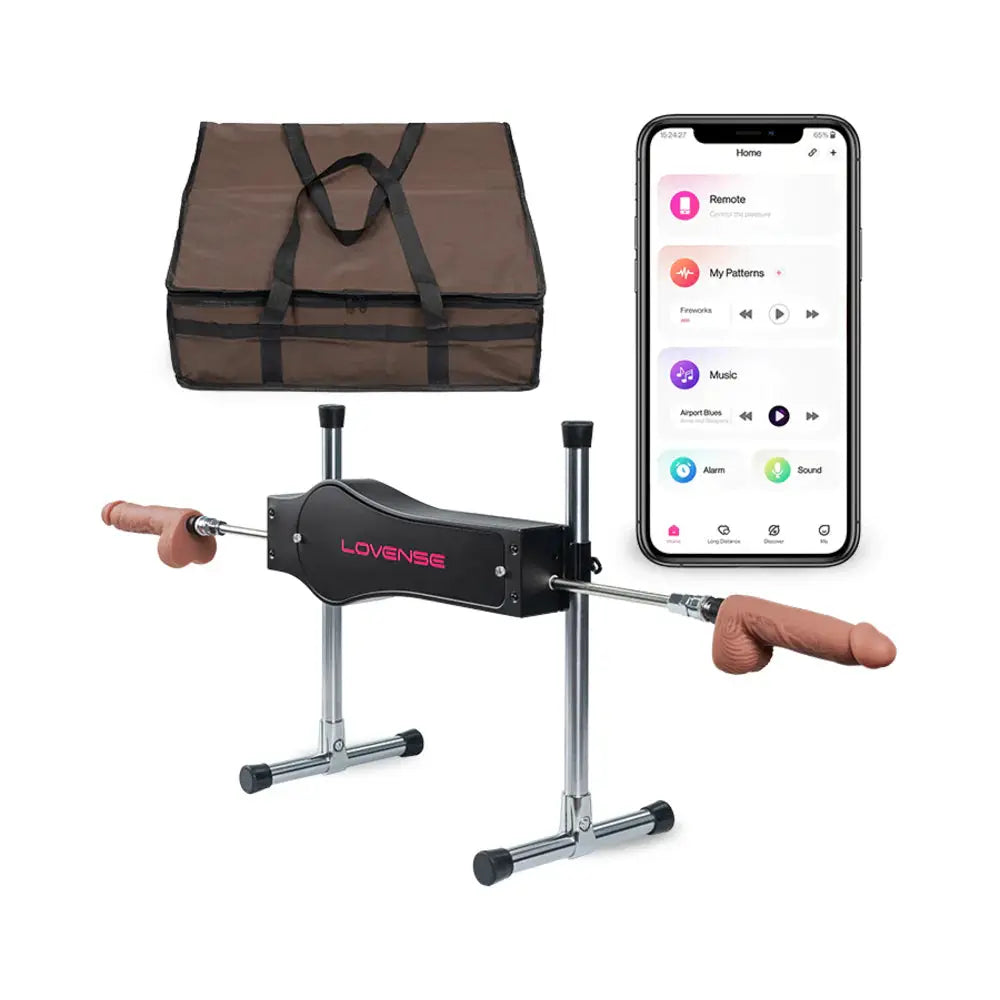 Lovense Sex Machine - Black | Best Bluetooth App-Controlled Sex Machine  Sex Machines and Accessories