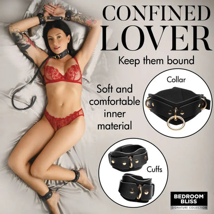Lover's Restraints Set - Black  Bondage Kits