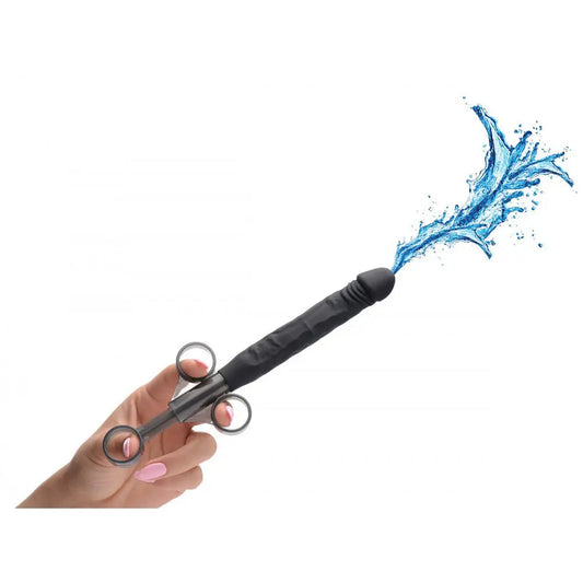 Lube Launcher Jizz Shooter Silicone Dildo Lubricant Launcher  Anal Prep